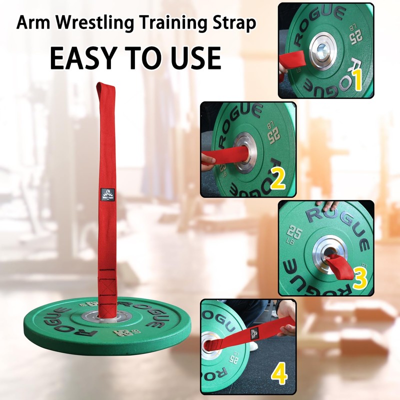 WRIST FIGHT Heavy-Duty Pronation Arm Wrestling Strap – Durable Training