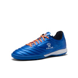 KELME Turf, Indoor Soccer, Futsal Soccer Shoes, TF Soccer Cleats for Kids, Youth, Boys Blue US Size Big Kid 5.5