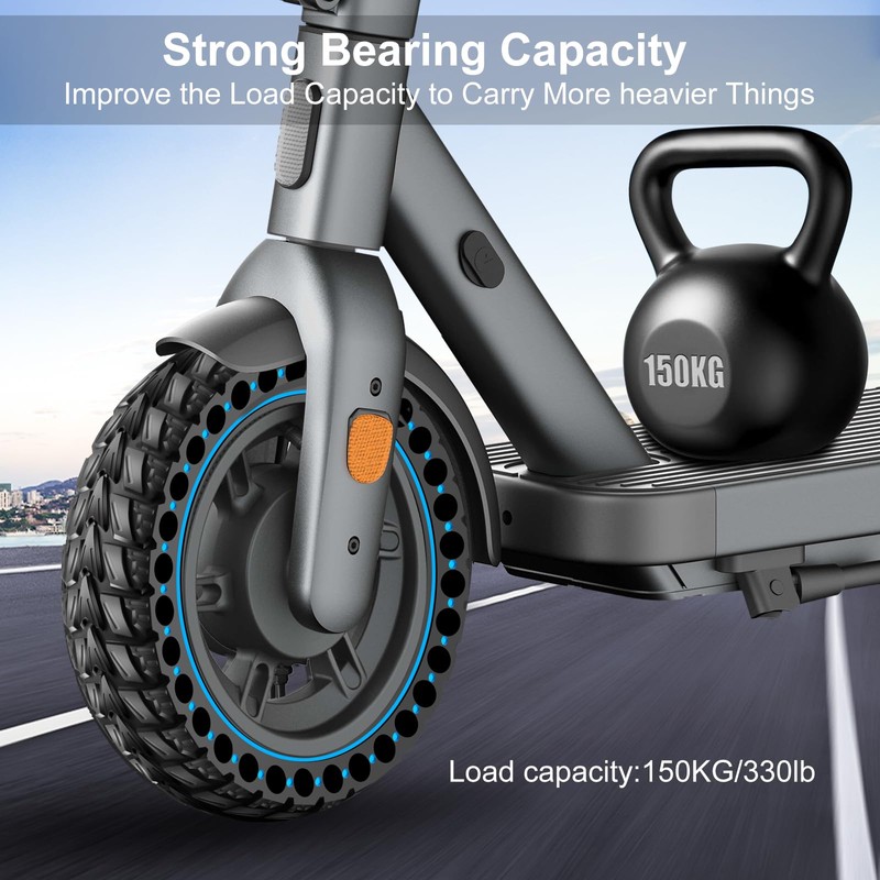 BANGTING 1PCS 60/70-6.5 Scooter Tire, 10x2.5 inch Tire Solid for