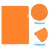 PATIKIL L Type Folder Pack of 10 A5 Plastic File