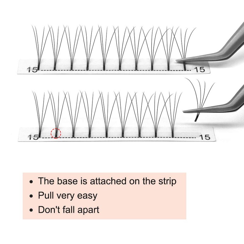 Ready-to-Use Eyelash Fans, 3D, 4D, 5D, 6D, Pre-Fanned Volume Eyelash