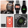 Reflex Active Series 51 Black Strap Smart Calling Watch