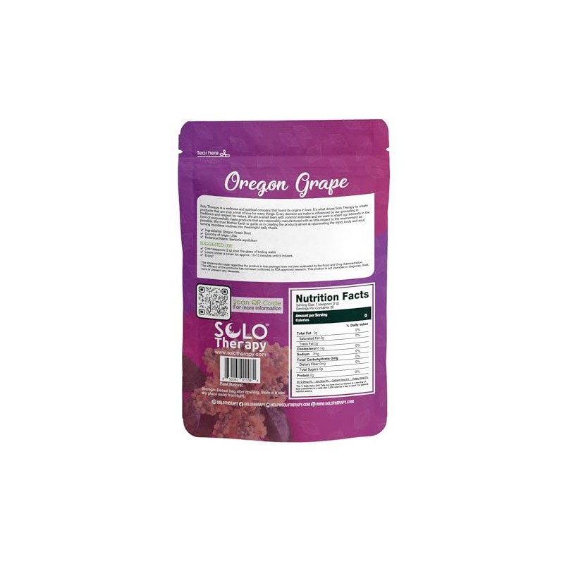 Oregon Grape Root Herbal Tea - Cut and Sifted Resealable
