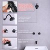 BEIYI 2 Handle Shower Faucet Set, Matte Black Two Handle