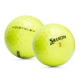 GOLF BALL DIVERS for Srixon Z Star Yellow Mix Recycled Golf Balls, AAA Grade, Value Condition (Yellow, 12 Balls)