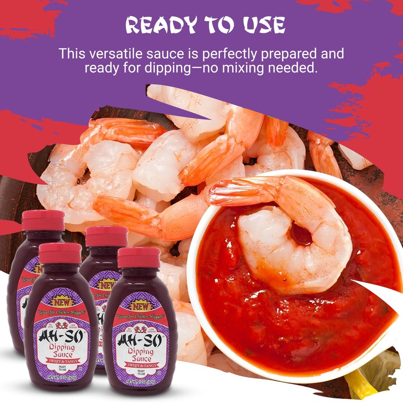Ah-So Chinese-Style Dipping Sauce – 4 Pack (4 × 15