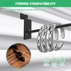 Yauhar 100Pcs Heavy Duty Slat Wall Display Hooks Bulk Set,