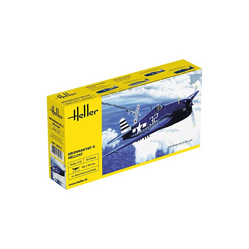 Heller 80272 - Modellbausatz Grumman F6F Hellcat