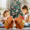 Capybara Cuddly Toy 23 cm Capybara Plush Toy with Turtle