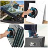 2 Pack Glass suction cups, 8" Heavy Duty Vacuum Suction
