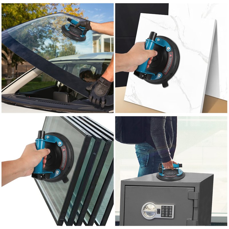 2 Pack Glass suction cups, 8" Heavy Duty Vacuum Suction