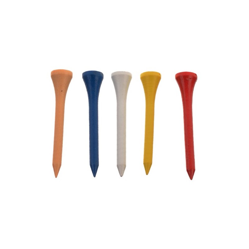 GMTee Golf Wooden Tees (Pack of 25) - 2 1/8