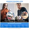 OKH Stick-on Bifocal Lenses Reader, Reusable Adhesive Magnifying Reading Lenses