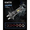 BEAMTECH H7 Light Bulbs, No Adapter Needed, 500% Brightness 6500K