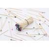 4" Inch Long Wooden Refill Matchsticks with Strike Stickers -
