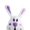 6.5FT High Easter Blue Bunny Holding Easter Egg Inflatable Yard