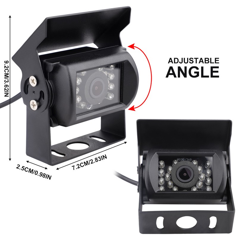12/24V Truck Bus HD Infrared CCD Night Vision Camera Visual