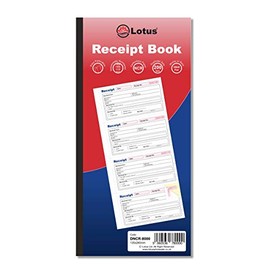 Duplicate Receipt Book | 2-Part Receipt Book Duplicate | Money & Rent Receipt Book - DNCR-8000