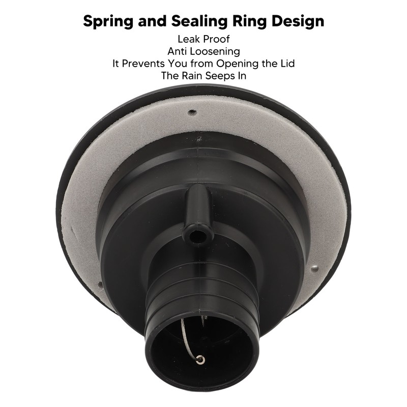 Round Water Inlet with Lock Camper Water Inlet Hatch Gravity