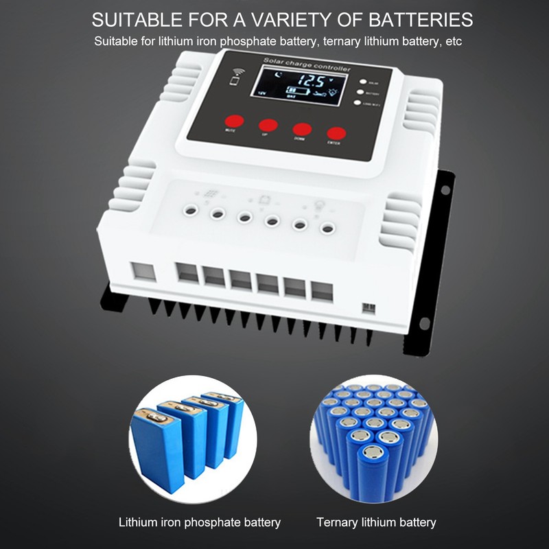 12V 24V 48V Solar Charge Controller Overcharge Protection Solar Panel