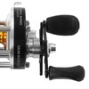 Round Baitcasting Reel #50 Black Left Conventional Reel for Catfish