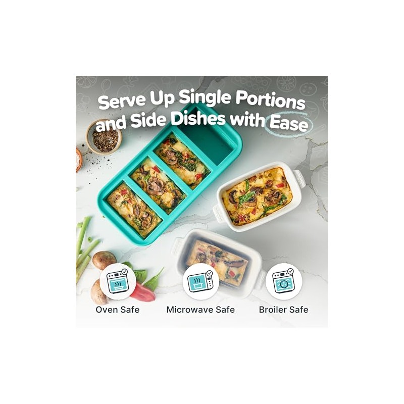 Souper Cubes Stoneware - Small Ceramic 5" x 3" Baking