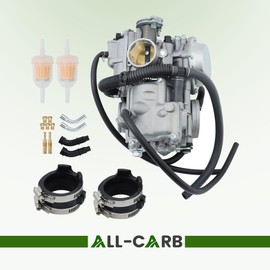 ALL-CARB Carburetor with Intake Boots Replacement for Honda ACE 750 VT750C 1998-2003 Shadow Spirit 750 VT750DC 2001-2007 16101-MBA-980 16100-MBA-671 16100-MBA-771 16211-MAW-600