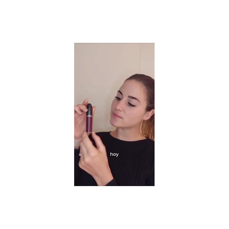 Labial Lquido MAC Retro Matte Burnt Spice Rojo Mate Supremo