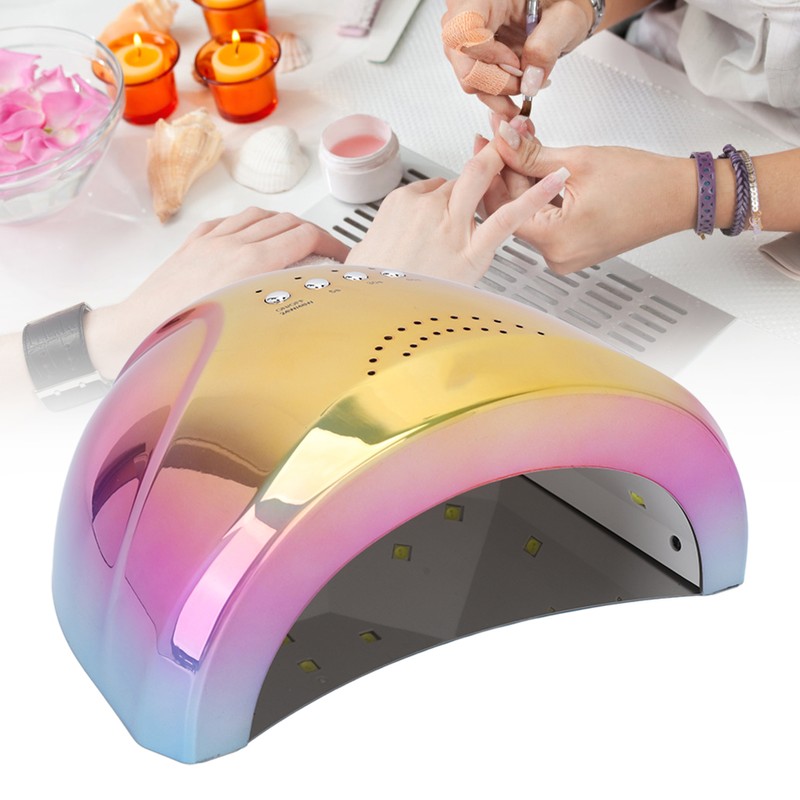 UV LED Nail Lamp 48W Dual Light Source Infrared Intelligent