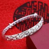 Wenbin Sterling Silver Star Bangle Bracelet