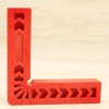 Sourcemall L-Shaped Right Angle Ruler, Corner Clamp Fixed, Reinforced Plastic,