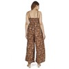 GURU SHOP Boho Jumpsuit, Sommer Overall, Blockdruck Einteiler, Hosenkleid -