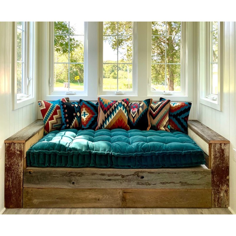 Southwestern Handwoven Wool Pillow Covers- Assorted Colors- 18 X 18