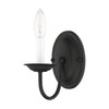 Livex Lighting 4151-04 Home Basics 1 Light Black Wall Sconce