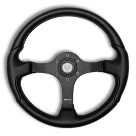 MODZ Driskill Golf Cart Steering Wheel with Adapter - Fits All Yamaha Models - Black
