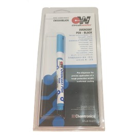 Chemtronics CW3300BLACK Circuitworks Overcoat Acrylic Conformal Coating Pen Dispenser, 0.16oz