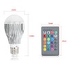 GPCT LED 9W Color Changing Bulb with 64 Levels of