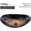YIMAI Ingenuity Vessel Sink Bathroom Sinks Tempered Glass Art Basin