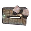 Rhinestones Car Tissue Holder Fashion Clip On Universal Backseat Tissue