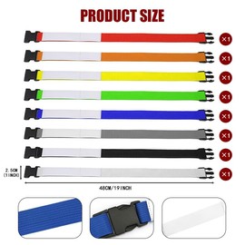 8pcs Laundry Strap with Buckle, Multipurpose Strap Replacement Wash Care Utility Household Cleaning Loop Accessories Tools for Washing Machine and Dryer