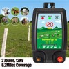 Electric Fence Energiser with LED Display, 12V Electric Fence Tester