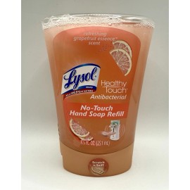 Lysol Healthy No Touch Hand Soap Dispenser Refill Grapefruit Essence EXPIRED