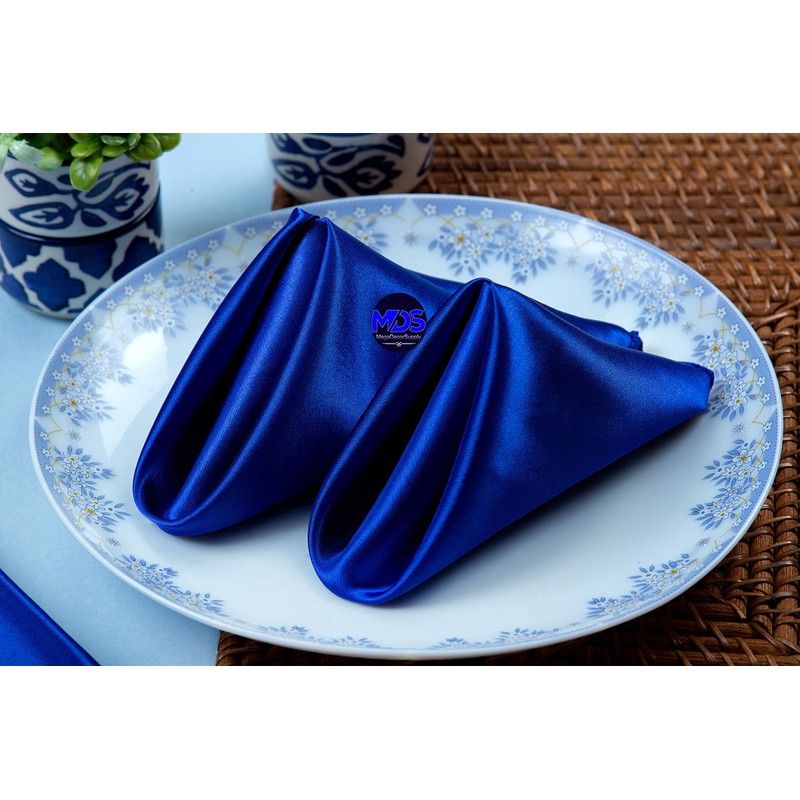 MDS Pack of 50 Satin Napkin Square 12 X 12