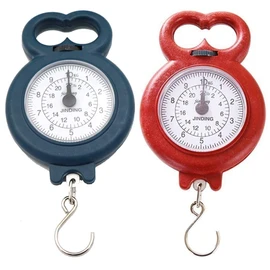 Set of 2 Luggage Scale Hand Luggage Scale Spring Hanging Scale Convenient Lightweight Measuring Instrument Travel Outdoor Colors Random