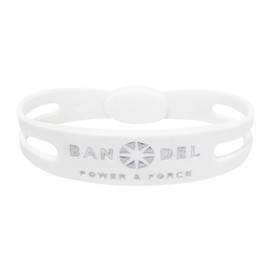 [BANDEL] Bandel Bracelet L Size: 7.5 inches (19.0 cm), Metallic White x Silver