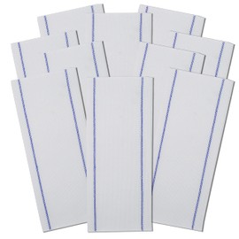 Don Aslett Disposable Mop Pads (18", 10-Pack) 5-inch Wide Replacement Floor Mop Pads for Wet or Dry Multi Surface Cleaning | Extra Thick Single-Use Mop Pad Refills for Cleaning Dust and Pet Hair