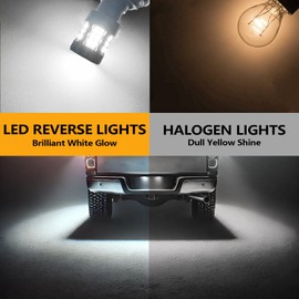 Zyvirexa 3156 LED Reverse Light Bulbs Compatible For Ford Ranger 2000-2011, 3155 Bulb, White Light, Plug and Play, Pack of 2