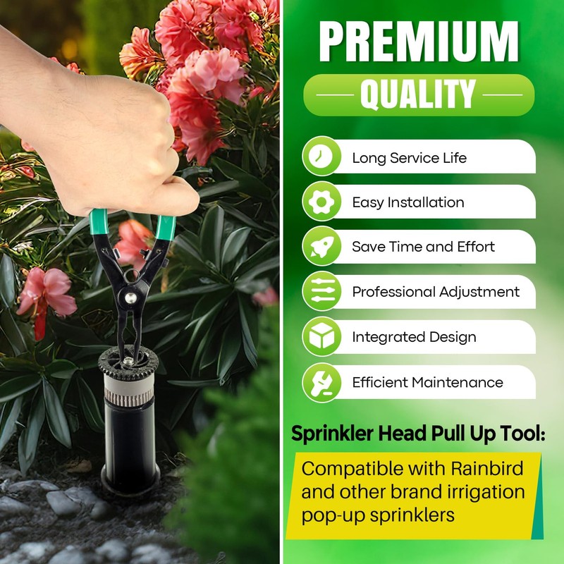 Gulfmew Spray Head Pull Up Tool, Sprinkler Head Tool Compatible