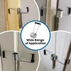 Aifeier ET 5 Pcs Butterfly Spring Door Closer Self-Closing, Stainless