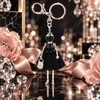 Handmade Tassel Fashionista Doll Keychain for Bags & Keys –